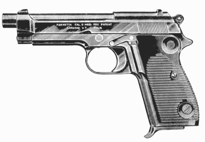 Beretta model 951 left side
