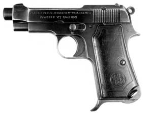 Beretta A model 1934 pistol built in 1943.