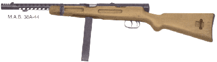 Beretta Submachine Gun model MAB38A-44