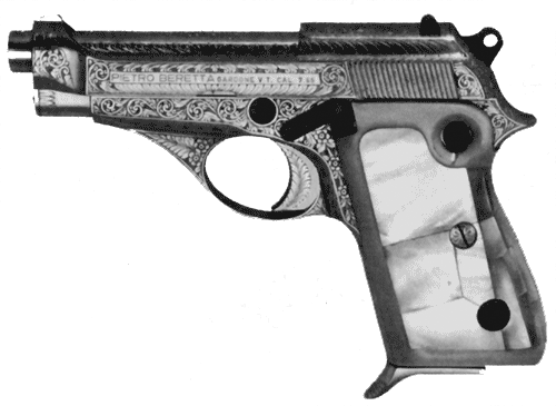 Beretta pistol model 70 variants model 70 deluxe