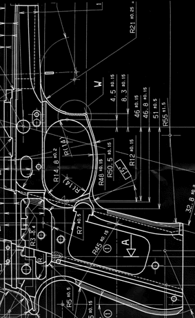 beretta 92 frame drawing 1