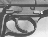 Beretta Pistol Model 92 trigger