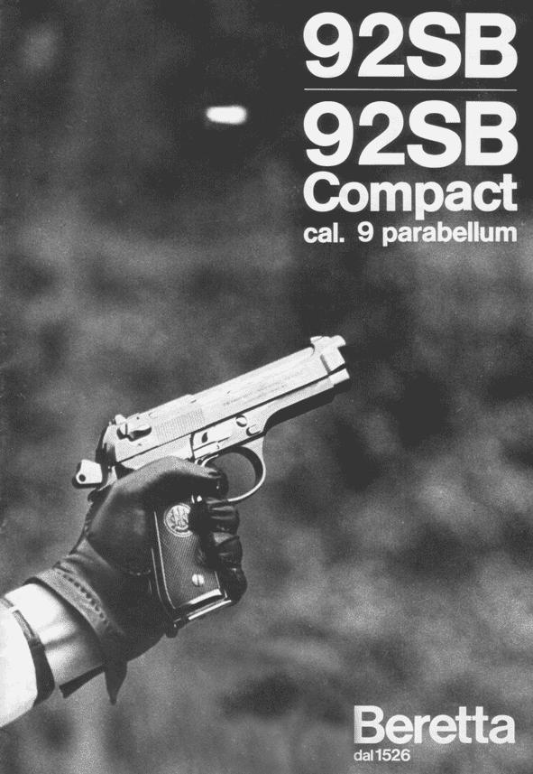 Beretta pistol Model 92SB
