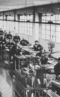 pistol of the series 950, cal. 6,35 (.25) assembly line