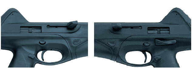 Controls are very similar to those found on our popular 92FS pistols