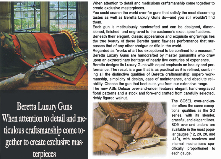 Beretta Premium Shotguns