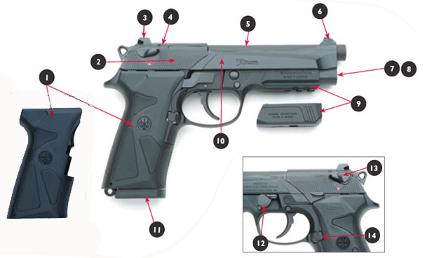 beretta 90-two features