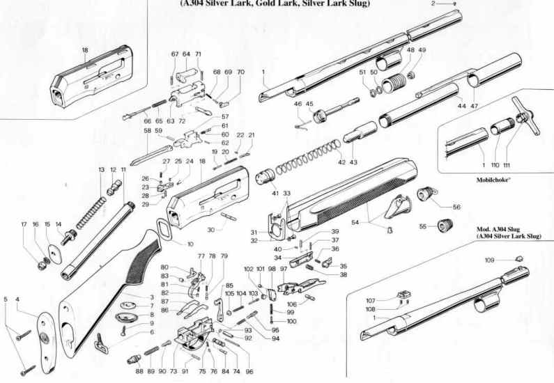 P. Beretta mod. A 304 (Lark)